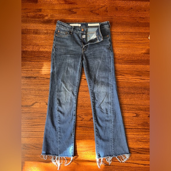 Pilcro High Rise Cropped flare size 25 - Picture 1 of 3